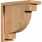 Ekena Millwork Alpine Smooth Corbel w/Backplate, Western Red Cedar, 5 1/2"W x 14"D x 14"H COR06X14X14ALP01SWR - alternate 1